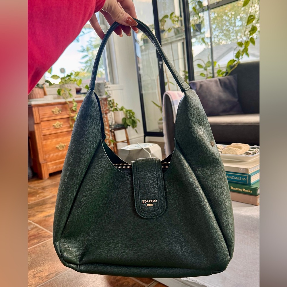 Dune Green Leather Women's Bag